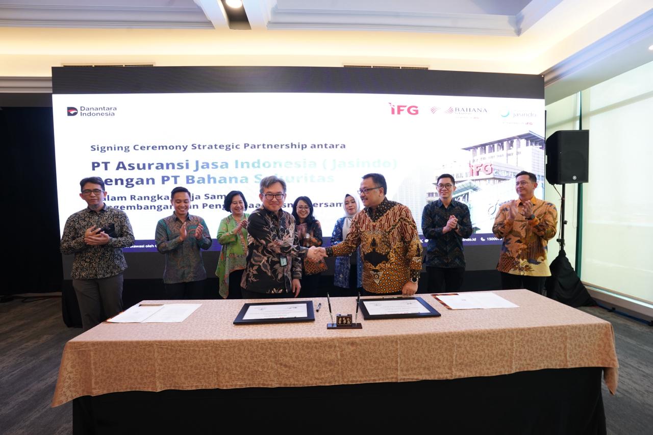 Jasindo dan Bahana Sekuritas Resmi Jalin Kerja Sama Pengembangan Bisnis